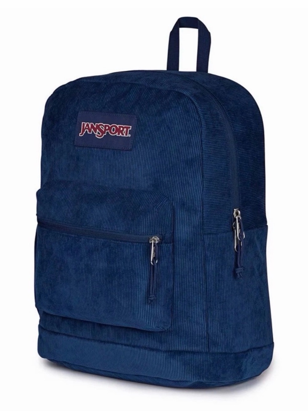 Jansport Navy Corduroy Classic Backpack - Picture 3 of 5